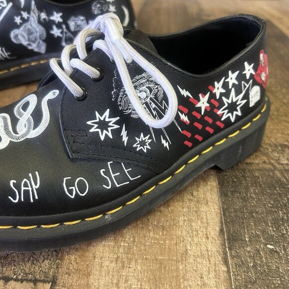 Dr. Martens Rebel 1461 Oxford Shoes Boots Womens 6 - Picture 10 of 12
